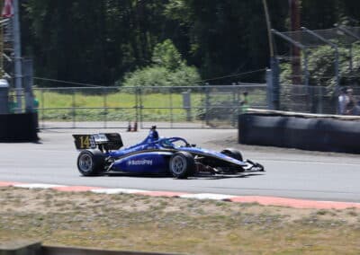 Alessandro de Tullio drives at Portland.