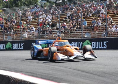 Scott Dixon drives at Portland.
