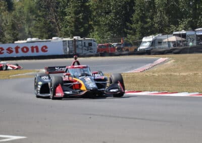 Scott McLaughlin drives at Portland.
